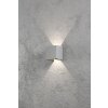 Applique murale Konstsmide Cremona LED Gris, 2 lumières