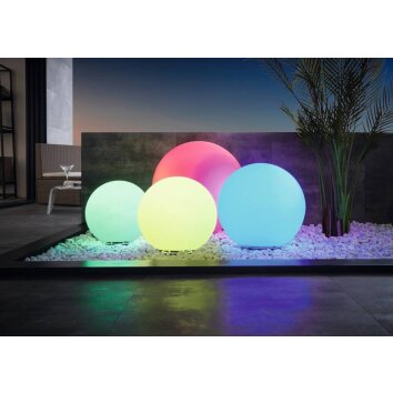 boule lumineuse Eglo MONTEROLO-Z LED Blanc, 1 lumière, Changeur de couleurs