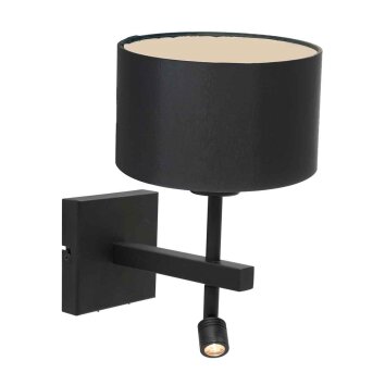 Applique murale Steinhauer Stang LED Noir, 2 lumières