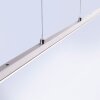 Suspension Paul Neuhaus PURE-LITE LED Acier inoxydable, 1 lumière