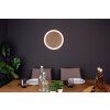 Applique murale Luce Design MOON LED Brun, Couleur bois, Noir, 1 lumière