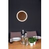 Applique murale Luce Design MOON LED Brun, Couleur bois, Noir, 1 lumière