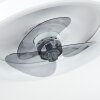 Ventilateur de plafond  Tirkkala LED Blanc, 1 lumière