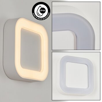 Applique murale d'extérieur  Paleroo LED Blanc, 1 lumière