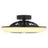 Ventilateur de plafond Globo LAFEE LED Noir, 1 lumière