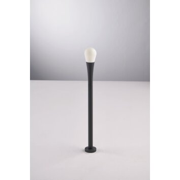 Borne lumineuse Luce Design DROP Anthracite, 1 lumière