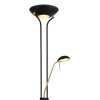 Lampadaire Globo LEONAS LED Laiton, Noir, 1 lumière