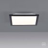 Plafonnier Leuchten-Direkt FLAT LED Noir, 1 lumière