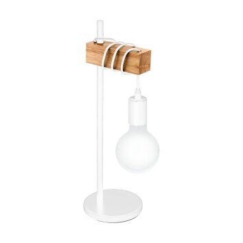 TOWNSHEND Lampe à poser Luminaires Eglo Blanc, 1 lumière