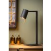 Lampe de table Lucide LESLEY Noir, 1 lumière