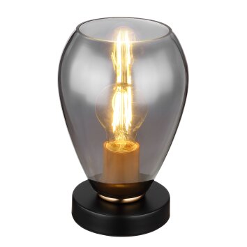 Lampe de table Globo FANNI Noir, 1 lumière