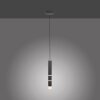 Suspension Paul-Neuhaus PURE-VEGA LED Noir, 3 lumières