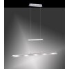 Suspension Leuchten-Direkt NELE LED Acier inoxydable, 5 lumières