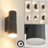 Applique murale d'extérieur  Hoods LED Anthracite, Blanc, 1 lumière