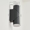 Applique murale d'extérieur  Hoods LED Anthracite, Blanc, 1 lumière