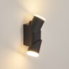 Applique murale d'extérieur  Hoods LED Anthracite, Blanc, 1 lumière