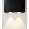 Applique murale d'extérieur Brilliant Tursdale LED Noir, 4 lumières