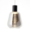 Suspension Brilliant Carlson LED Noir, 1 lumière