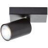 Applique murale Brilliant Jello LED Noir, 1 lumière