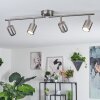 Plafonnier  Autilla LED Nickel mat, 4 lumières