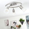 Plafonnier  Chapod LED Nickel mat, 3 lumières