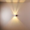 Applique murale d'extérieur Jonava LED Blanc, 2 lumières