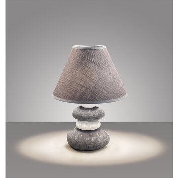 Lampe de table FHL easy Bella Gris, 1 lumière