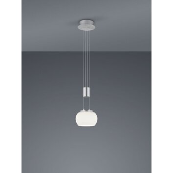 Suspension Trio Madison LED Nickel mat, 1 lumière