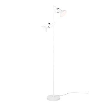 Lampadaire Trio Roxie Blanc, 2 lumières