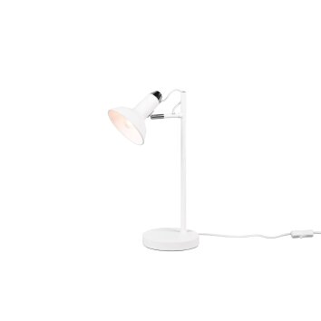 Lampe de table Trio Roxie Blanc, 1 lumière