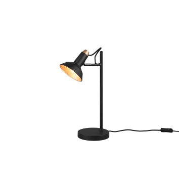 Lampe de table Trio Roxie Noir, 1 lumière