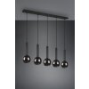 Suspension Trio Clayton Noir, 5 lumières