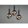 Suspension Trio Clayton Noir, 3 lumières