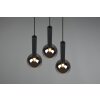 Suspension Trio Clayton Noir, 3 lumières