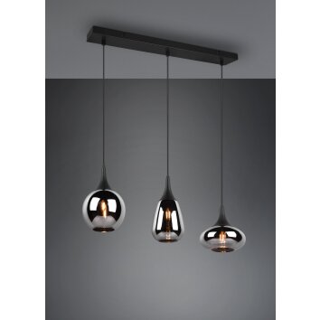 Suspension Trio Lumina Noir, 3 lumières