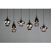 Suspension Trio Lumina Noir, 6 lumières