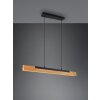 Suspension Trio Kerala LED Noir, 1 lumière