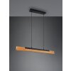 Suspension Trio Kerala LED Noir, 1 lumière