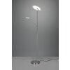 Lampadaire à vasque Trio Brantford LED Nickel mat, 1 lumière