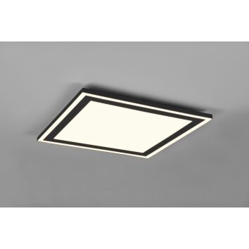 Plafonnier Reality Carus LED Noir, 1 lumière