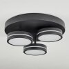 Plafonnier  Huallilemu LED Noir, 3 lumières