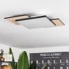 Plafonnier  Barullu LED Bois clair, Noir, Blanc, 1 lumière