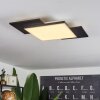 Plafonnier  Barullu LED Bois clair, Noir, Blanc, 1 lumière