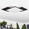 Plafonnier  Barullu LED Bois clair, Noir, Blanc, 1 lumière