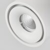 Plafonnier  Laonsana LED Noir, Blanc, 2 lumières