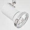 Plafonnier  Lanrigan LED Chrome, Blanc, 3 lumières