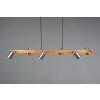 Suspension Trio Marley Écru, Nickel mat, 6 lumières