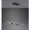 Suspension Trio Sequence LED Aluminium, Noir, 1 lumière