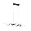 Suspension Trio Sequence LED Aluminium, Noir, 1 lumière