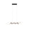 Suspension Trio Sequence LED Aluminium, Noir, 1 lumière